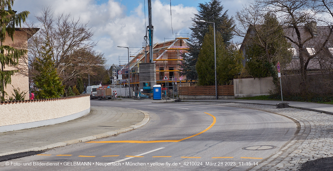 28.03.2023 - Baustelle Niederalmstraße 16 in Neuperlach